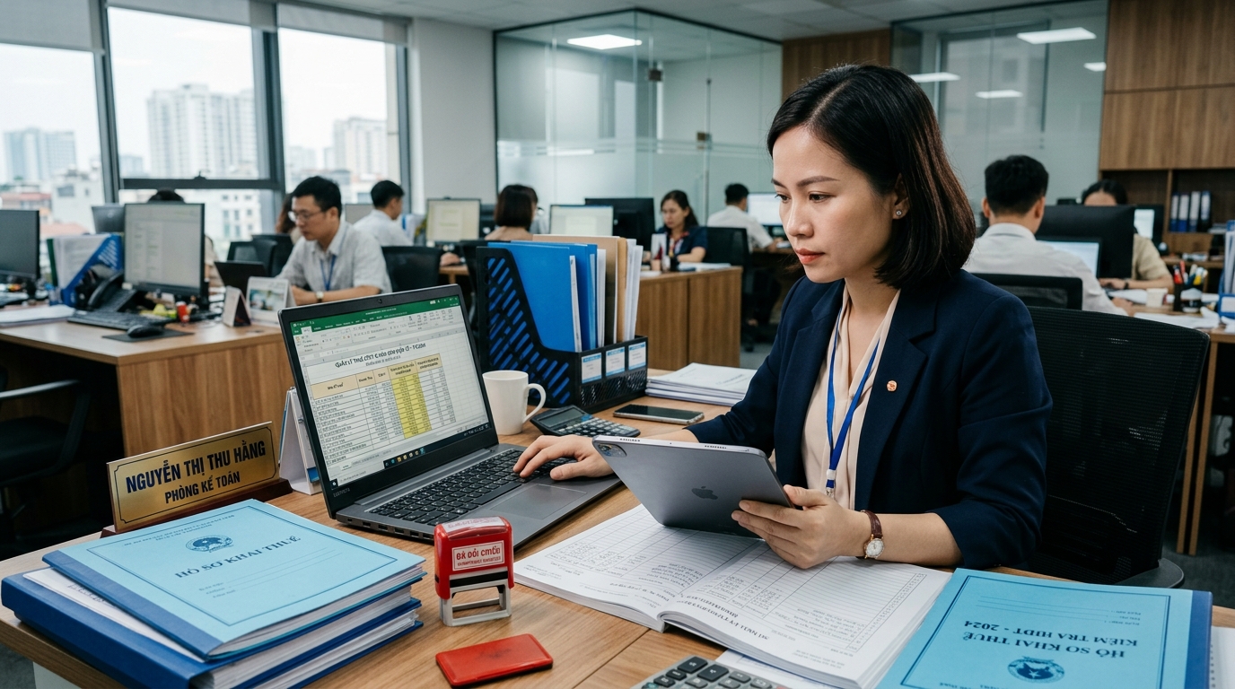 Hướng Dẫn Kê Khai Thuế GTGT Phương Pháp Khấu Trừ & Xử Lý Sai Sót